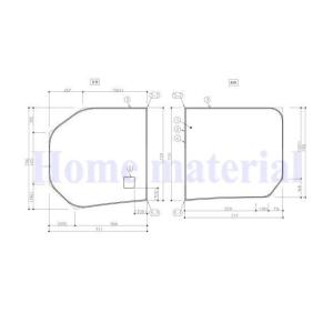 TOTO 風呂蓋 2枚セット TOTO 送料無料 お風呂のふた 風呂ふた 組み合わせ式 2枚組み