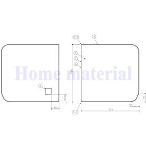 TOTO お風呂のふた 風呂ふた 3枚割りフタ KG165STP ラクかる3枚