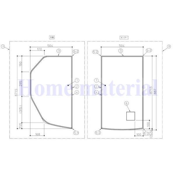 お風呂のふた TOTO 風呂ふた 3枚割りフタ HD165ワイドラクかる3枚 AFKKS80023K...