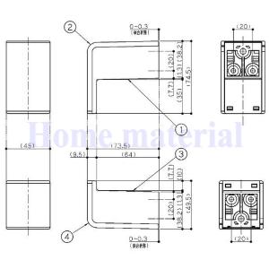 TOTO 送料込み バスパーツ 浴室 風呂蓋フック メッキ 上1個 下2個 計3
