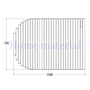 TOTO 送料無料 お風呂のふた 風呂ふた シャッター式 巻きふた