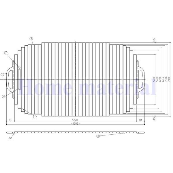 お風呂のふた TOTO 風呂ふた 軽量シャッター式 巻きふた EKK749W4 EKK749W5（後...