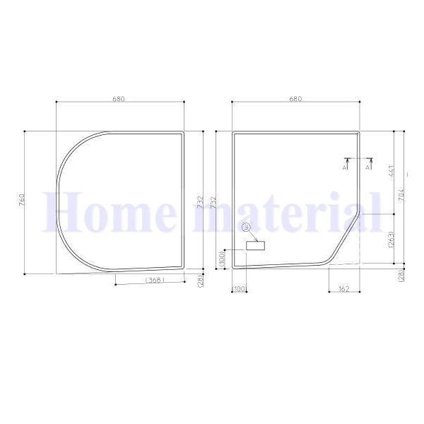 R1 お風呂のふた TOTO 風呂ふた 組みふた バスルーム 新築マンション用 RD ラウンド浴槽 ...