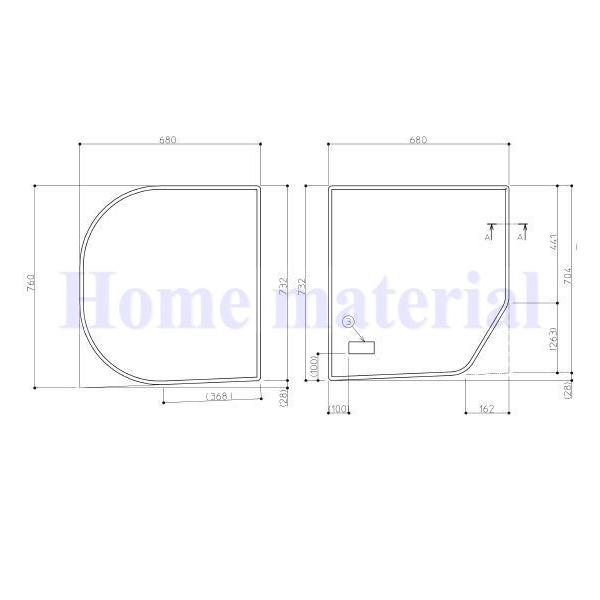 R1 お風呂のふた TOTO 風呂ふた 組みふた バスルーム 新築マンション用 RD ラウンド浴槽 ...