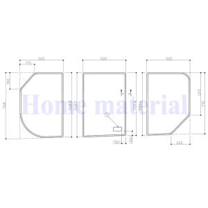 TOTO お風呂のふた 風呂ふた 1300 ラウンド浴槽向け2枚ふろふた
