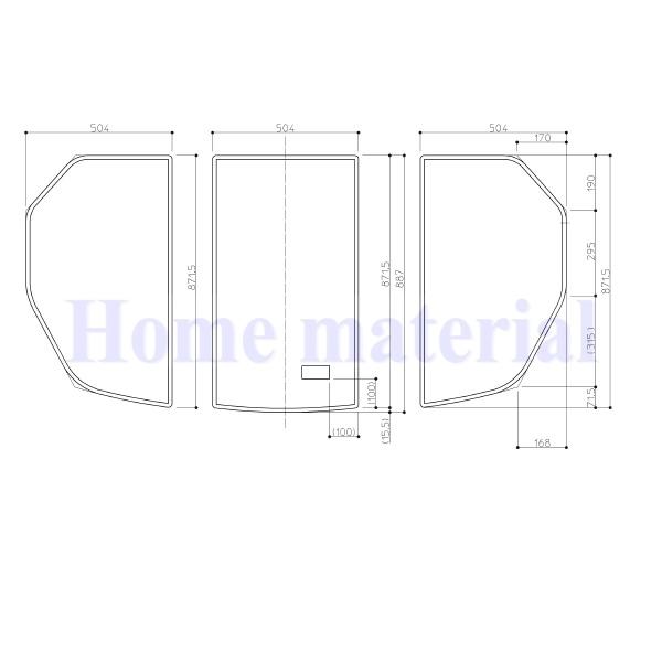 お風呂のふた TOTO 風呂ふた 1600ワイド風呂蓋 3枚 EKK80072W