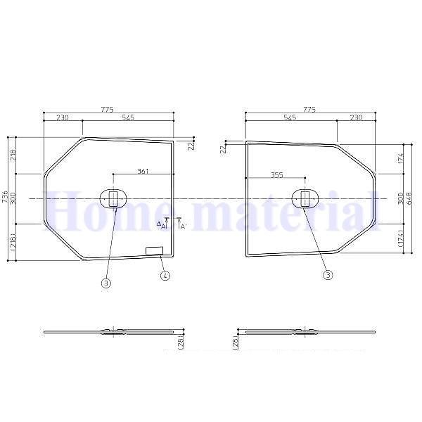 お風呂のふた TOTO 風呂ふた 組み合わせ式 組みふた 2枚割りふた AFEKK81046WWG3...