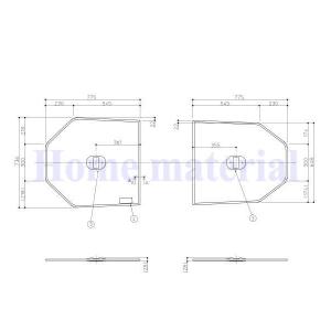 TOTO お風呂のふた 風呂ふた 組み合わせ式 組みふた EKK84105W (代替品