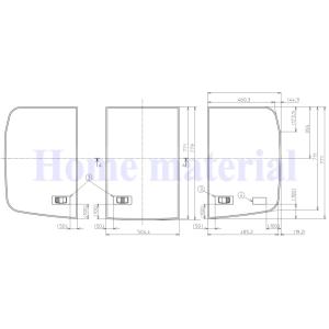 TOTO 送料無料 お風呂のふた 風呂ふた 軽量把手付き組み合わせ式 組み