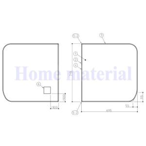 お風呂のふた TOTO 風呂ふた 2枚割りフタ HA160DOPラクかる2枚 AFKKS81115KSAA21W｜homematerial