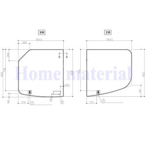 TOTO 送料無料 お風呂のふた 風呂ふた 3枚割りフタ HB160DOP ラクかる3