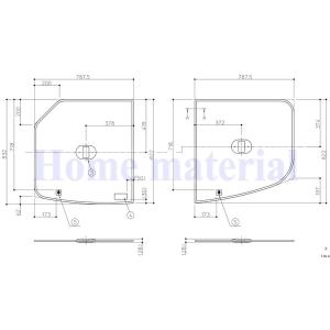 【未使用】TOTO 風呂 ふた 2枚組 EKKS6ALAA21WN 公式】TOTO パーツショップ / EKKS6ARAA21WN 160ラウンド軽量蓋2枚R