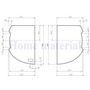 お風呂の蓋 エルゴ浴槽16L 専用です。 YAMAHA お風呂のふた トクラス (旧ヤマハ） エルゴ バスタブ