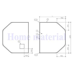 TOTO 送料無料 お風呂のふた 風呂ふた 組み合わせ式 組みふた
