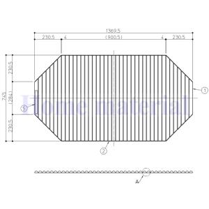 TOTO 特注品 お風呂のふた 風呂ふた スーパーエクセレントバス用 SEB