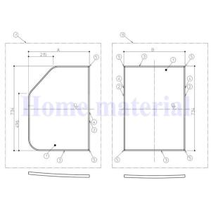 TOTO 送料無料 お風呂のふた 風呂ふた 3枚割りフタ 軽量ふた