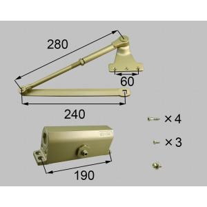 日本　クローザー　専用 ドアクローザーBLシリーズ BL‐Ⅰ型: 金物｜住宅建材通販のファースト