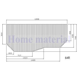 YAMAHA（ヤマハ） お風呂のふた TOCLAS トクラス (旧ヤマハ） 3分割