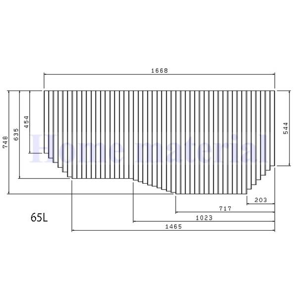 送料無料 お風呂のふた TOCLAS トクラス (旧ヤマハ） 65L （ 品番 ） GFFMALW2...