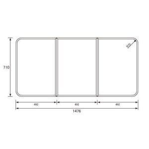 Panasonic風呂ふた GTD71KN91 727x 1110mm Panasonic（パナソニック） 風呂ふた 断熱組フタ：1600用 変形型 2