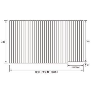 TOTO 送料無料 お風呂のふた 風呂ふた 2枚割りフタ HD165 ラクかる2枚