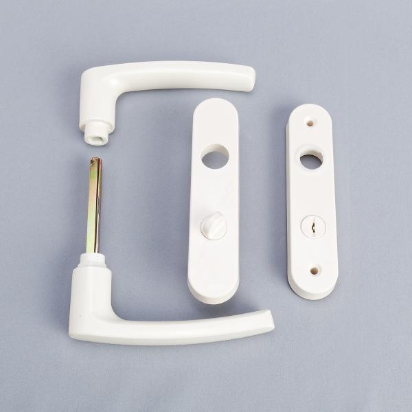 送料込み パナソニック バスルーム部品 スイングドア用:レバーハンドル(オフホワイト)<金属製> 品...