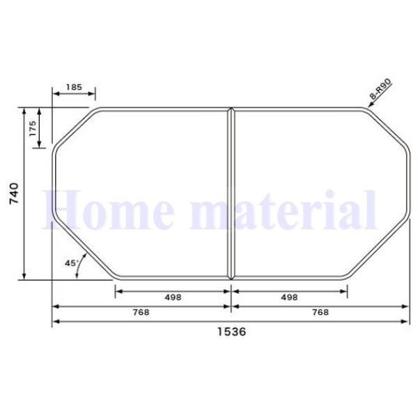 お風呂のふた パナソニック （松下電工 ナショナル） 組みふた 風呂ふた 1600用 品番：GTD7...
