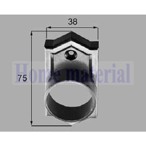 LIXIL 新日軽 ハンドル/クレセント/錠類 <錠類・ハンドル・シリンダー> 補助錠用エスカッショ...