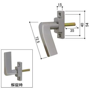 送料込み YKK 防音サッシCHC グレモンハンドル（召合せ）グレモンハンドル（取付ねじ付） 4枚建用 HH4K10436｜homematerial