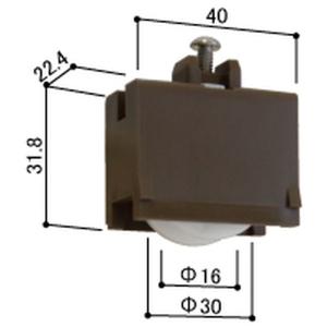 YKK 雨戸 雨戸用戸車 HHT-0073 YBHHW-HHT-0073  YWHHW-HHT-0073 2個入1梱包