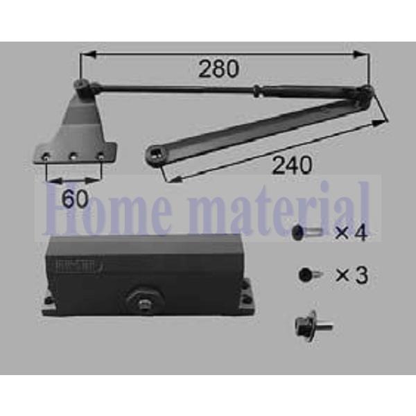 LIXIL 新日軽 ドアチェーン/ドアクローザー/引戸クローザー類< ドアチェック・アオリ止め> ド...