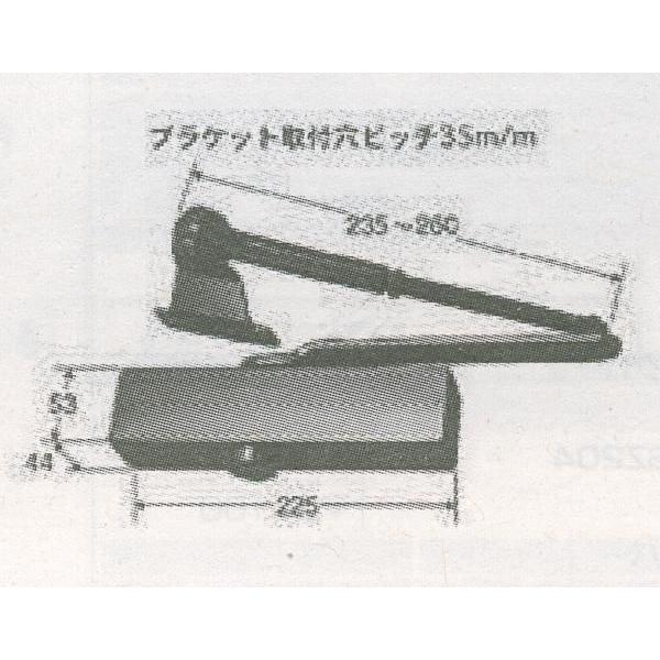 送料無料 LIXIL リクシル トステム ドアクローザー ホワイト L1X12 ベルモント 83.4...