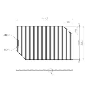 お風呂のふた TOTO 風呂ふた 軽量シャッター式 巻きふた 外寸：1458×860mm PCS1500 #N11 （品番変更PCS1500N #NW1）トト｜homematerial