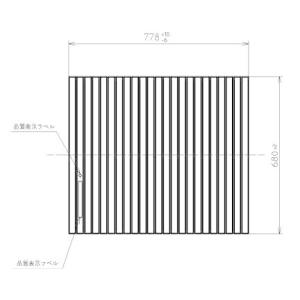 TOTO お風呂のふた 風呂ふた 軽量シャッター式 巻きふた 外寸：778
