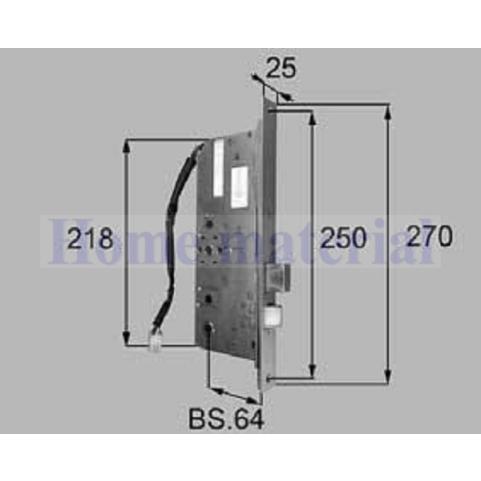 LIXIL リクシル トステム ドア 電気錠システム用メイン電気箱錠（注） 商品コード QDA449...
