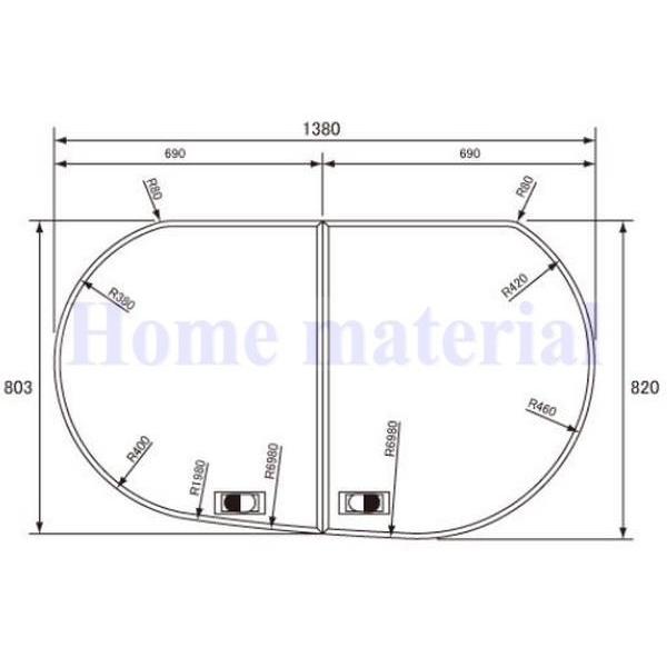 送料無料 お風呂のふた パナソニック （松下電工 ナショナル） 組みふた 風呂ふた 16タマゴＬ薄型...