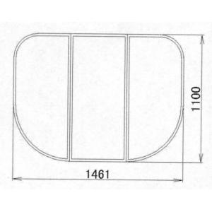 送料無料 トステム お風呂のふた バスルーム 浴槽 組み 風呂ふた（3枚組み） 風呂ふた 組みふた 商品コード : RMBX020｜homematerial