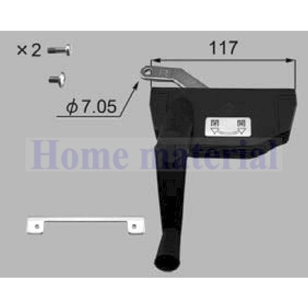 LIXIL LIXIL 新日軽 サッシ補修部品 ハンドル/ クレセント/ 錠受類 オペレーターハンド...