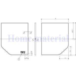 TOTO □特注 受注生産品 お風呂のふた 風呂ふた 組み合わせ式 組みふた