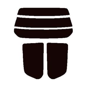 カラーフィルム　スズキ　アルト 3ドア HA22S・HA23S・HA12V・HA12Sカット済みカー...