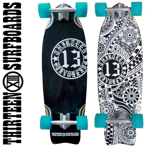 スケートボード ミニクルーザー 31インチ 13SURF 13SURFBOARDS  31" サーテ...