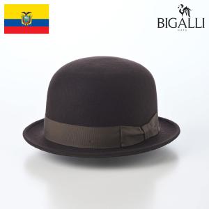BIGALLI（ビガリ） ボーラーハット ウールフェルト メンズ レディース