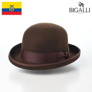 BIGALLI（ビガリ） ボーラーハット ウールフェルト メンズ レディース