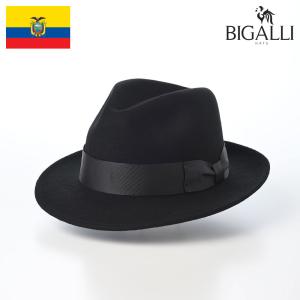 BIGALLI フェルトハット 中折れハット 帽子 父の日