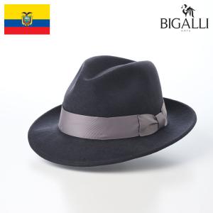 BIGALLI フェルトハット 中折れハット 帽子 父の日