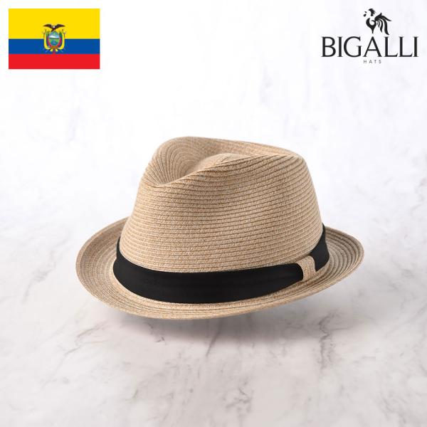 BIGALLI 中折れハット ブレードハット 帽子 メンズ レディース 春 夏 エクアドル STRE...