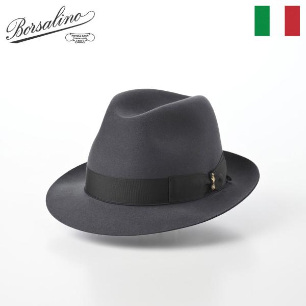 Borsalino 帽子 父の日 中折れハット フェルト帽 秋 冬 メンズ フォーマル ブランド Q...