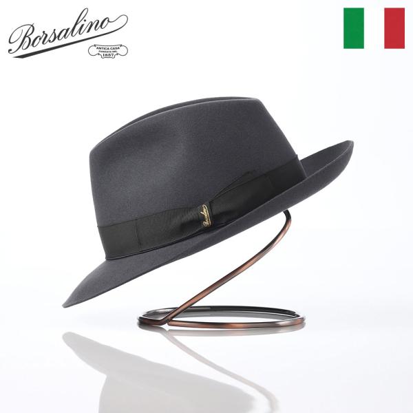 Borsalino 帽子 父の日 中折れハット フェルト帽 秋 冬 メンズ フォーマル ブランド Q...