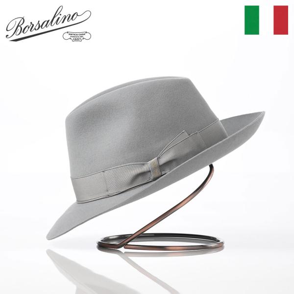 Borsalino 帽子 父の日 中折れハット フェルト帽 軽量 秋 冬 メンズ ブランド Q.S....