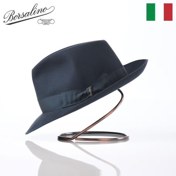 Borsalino 帽子 中折れハット フェルト帽 秋 冬 メンズ 中折れ帽 フォーマル ブランド ...